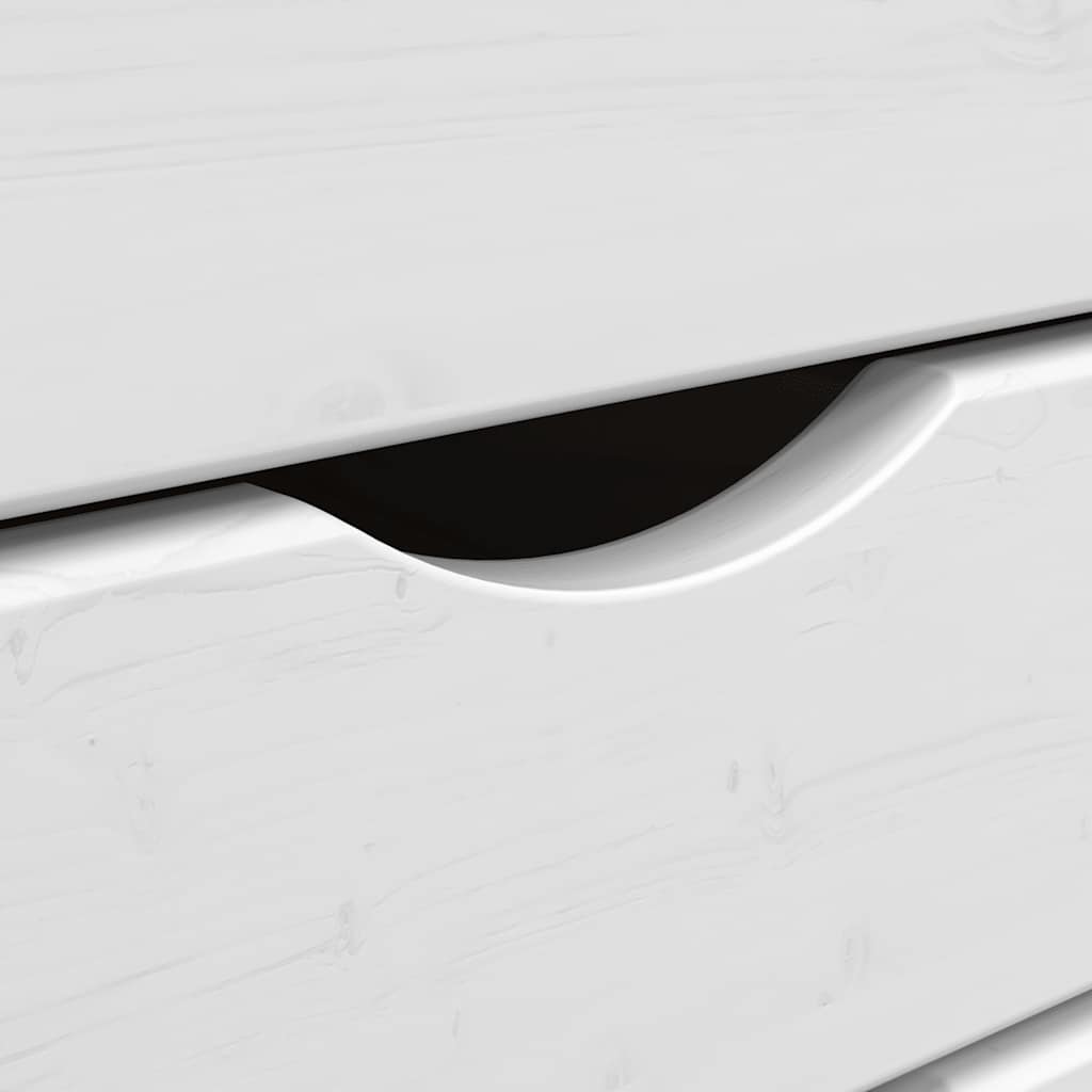 vidaXL Ντουλάπι Κυλιόμενο με Γραφείο MOSS Μελί Καφέ Μασίφ Ξύλο Πεύκου