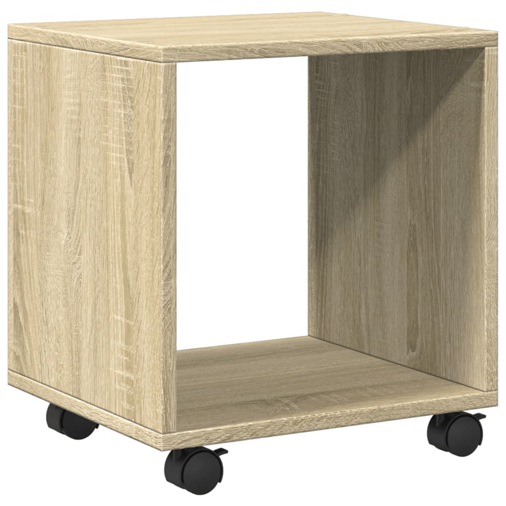 vidaXL Ντουλάπι Τροχήλατο Sonoma Δρυς 37x33x42,5 εκ. Επεξ. Ξύλο