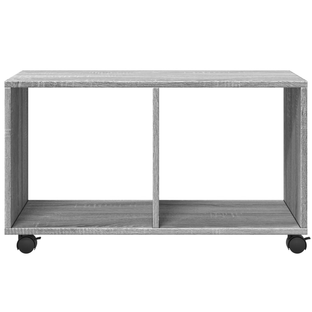 vidaXL Ντουλάπι Με Ροδάκια Γκρι Sonoma 72x33x42,5 εκ. Επεξεργ. Ξύλο