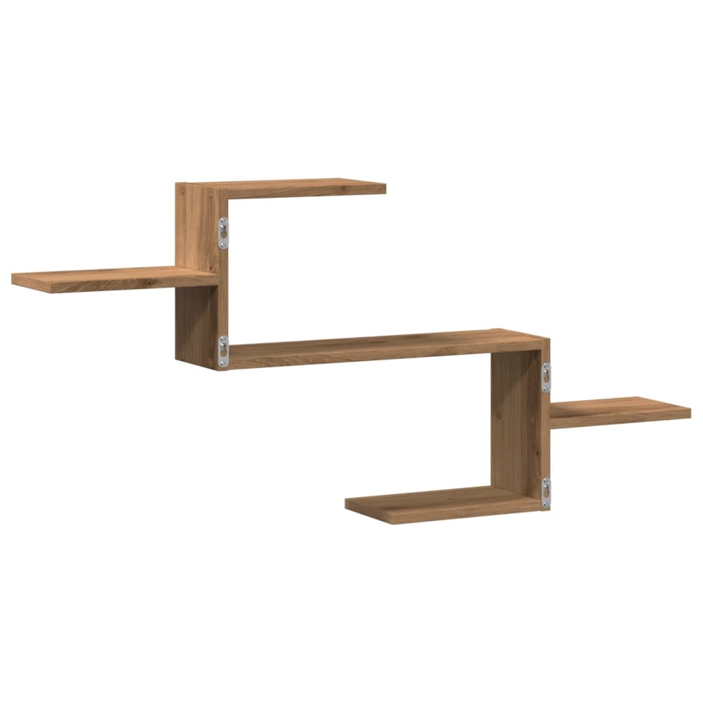 vidaXL Ράφι Τοίχου Αρτισιανή Δρυς 104x15x49 εκ. από Επεξεργασμένο Ξύλο