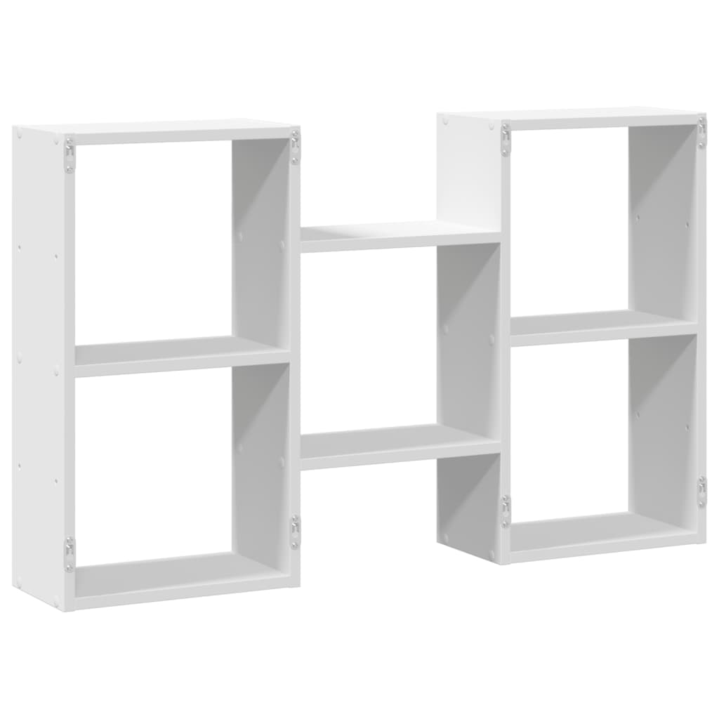 vidaXL Ραφιέρα Τοίχου Λευκό 96x18x60 εκ. από Επεξεργασμένο Ξύλο