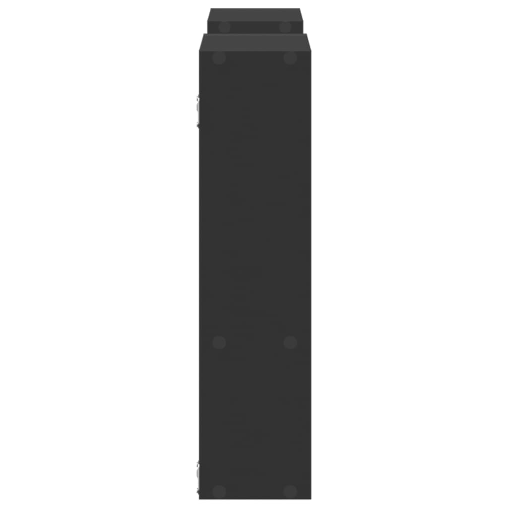 vidaXL Ραφιέρα Τοίχου Μαύρο 99x15x60 εκ. από Επεξεργασμένο Ξύλο