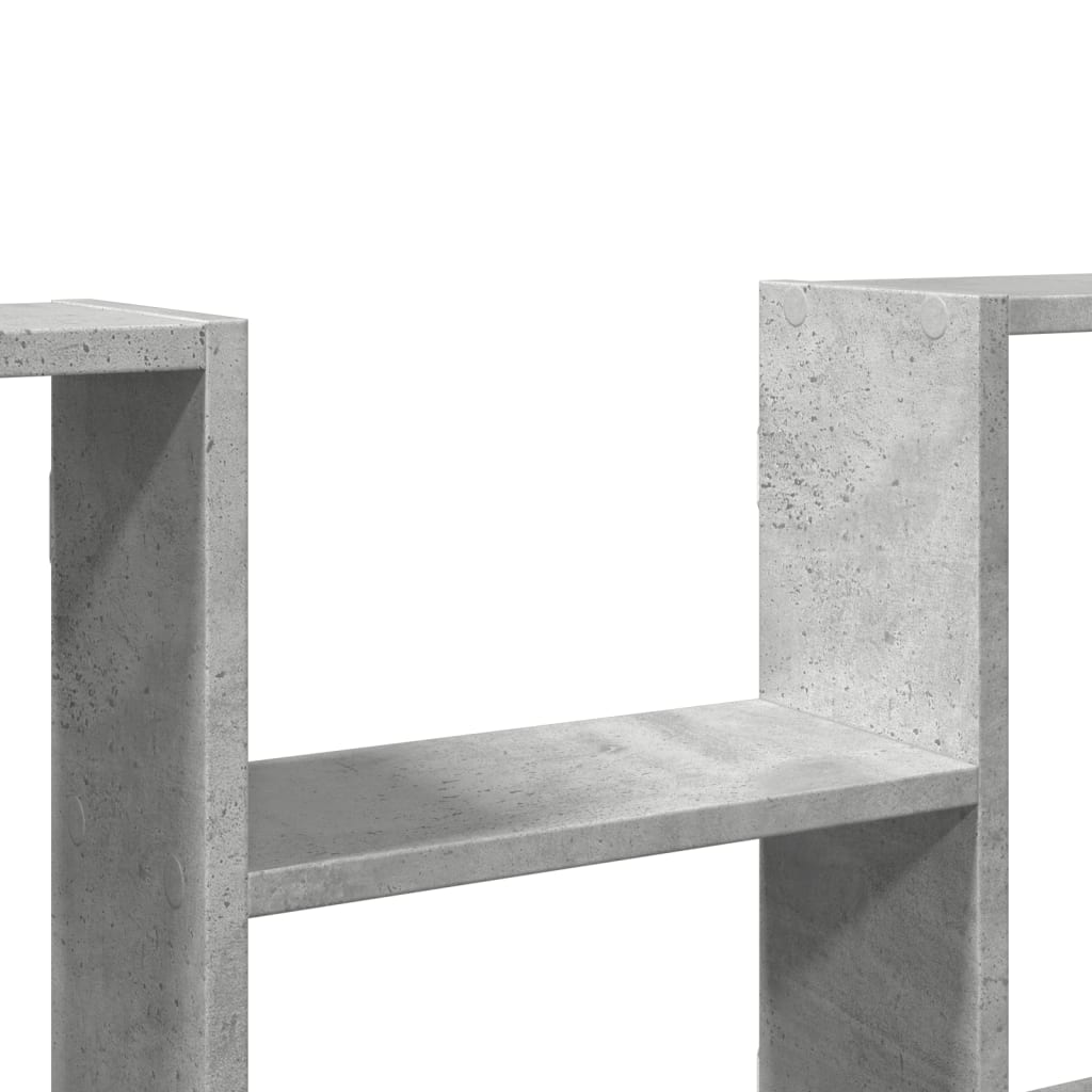 vidaXL Ραφιέρα Τοίχου Γκρι Σκυροδέματος 99x15x60 εκ. από Επεξ. Ξύλο