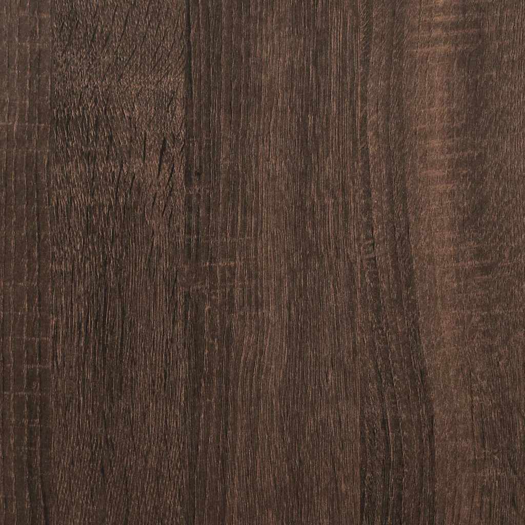 vidaXL Ραφιέρες Τοίχου 2 τεμ. Καφέ Δρυς 38x12x38εκ. Επεξεργασμένο Ξύλο