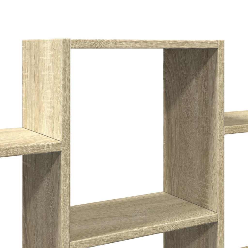 vidaXL Ραφιέρα Τοίχου Sonoma Δρυς 159x18x66 εκ. από Επεξεργ. Ξύλο