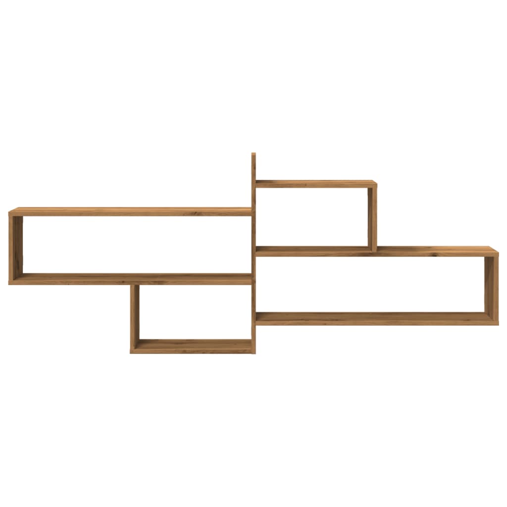 vidaXL Ραφιέρα Τοίχου Αρτισιανή Δρυς 167,5x18x68εκ. Επεξεργασμένο Ξύλο