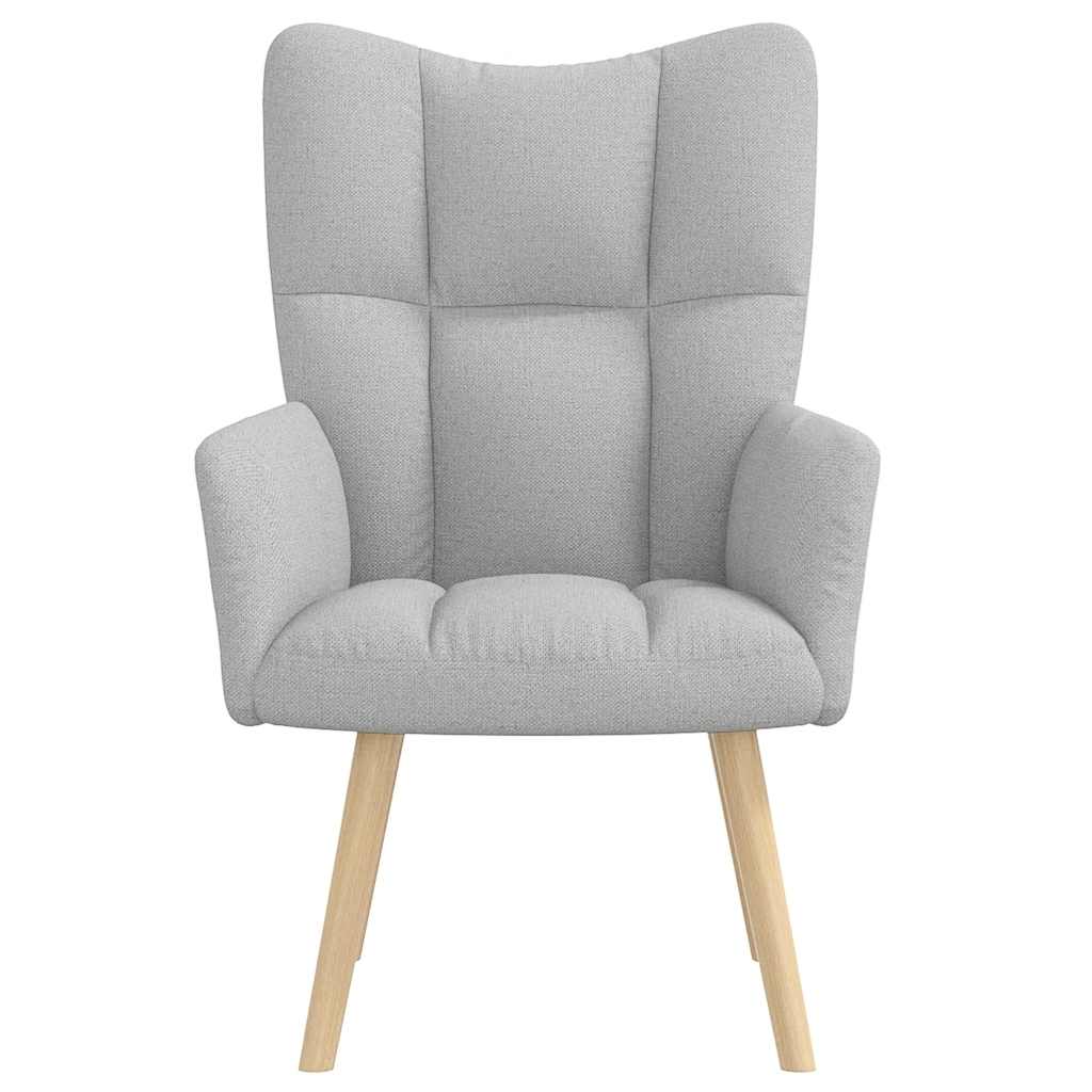 vidaXL Καρέκλα χαλάρωσης Cloud Grey Fabric