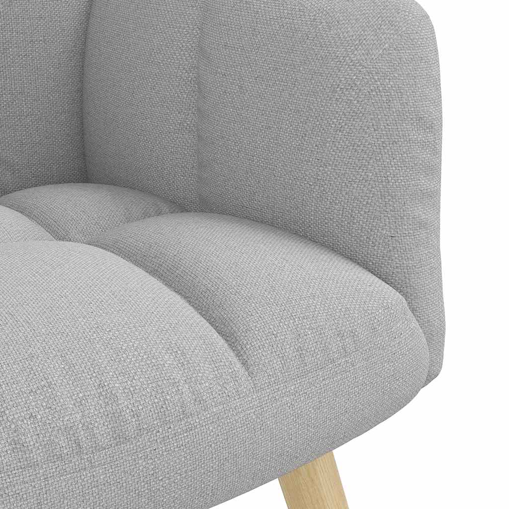 vidaXL Καρέκλα χαλάρωσης Cloud Grey Fabric