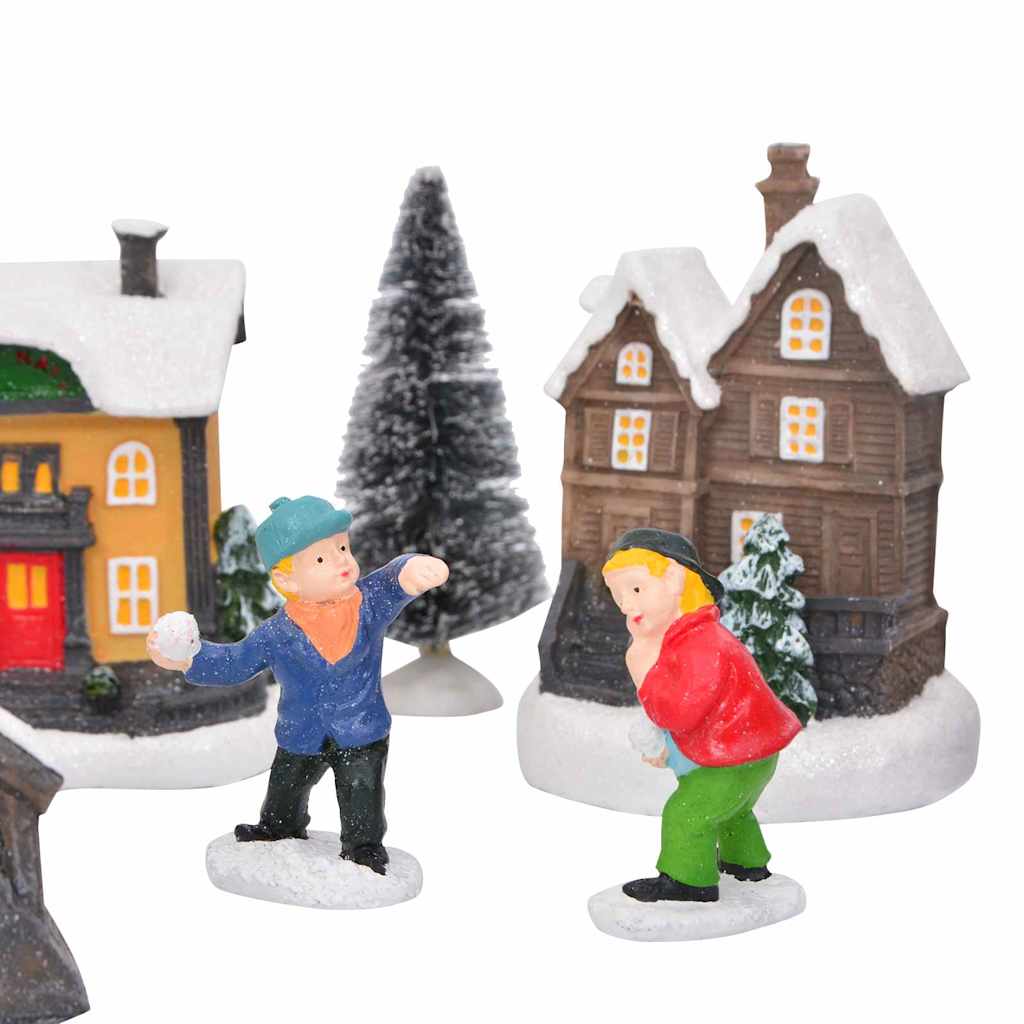 vidaXL Χριστουγεννιάτικη Διακόσμηση για Τραπέζι Πολύχρωμο 6.5 x 9.1 εκ