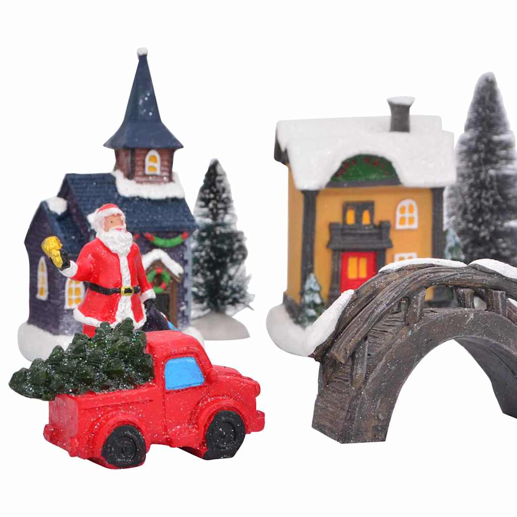 vidaXL Χριστουγεννιάτικη Διακόσμηση για Τραπέζι Πολύχρωμο 6.5 x 9.1 εκ