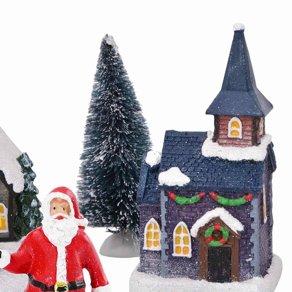 vidaXL Χριστουγεννιάτικη Διακόσμηση για Τραπέζι Πολύχρωμο 6.5 x 9.1 εκ