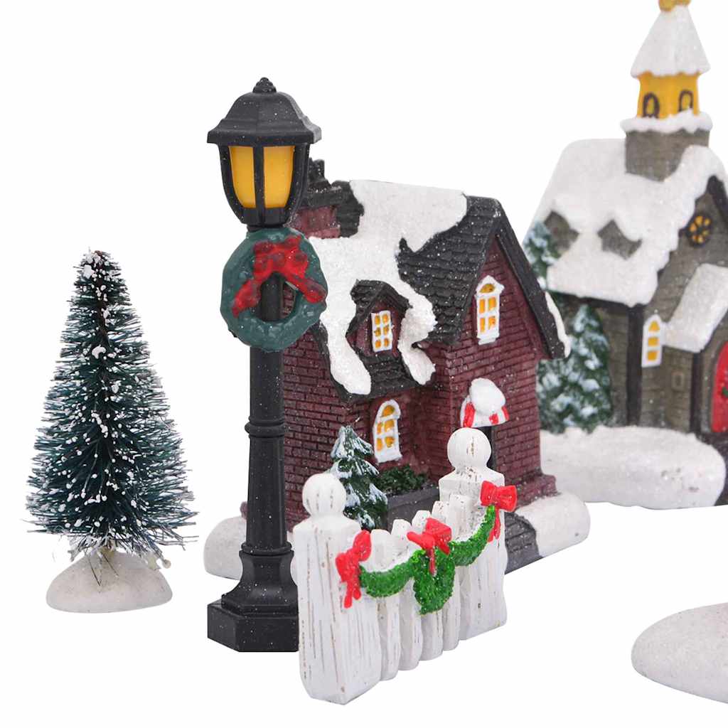 vidaXL Χριστουγεννιάτικη Διακόσμηση για Τραπέζι Πολύχρωμο 6.5 x 9.1 εκ