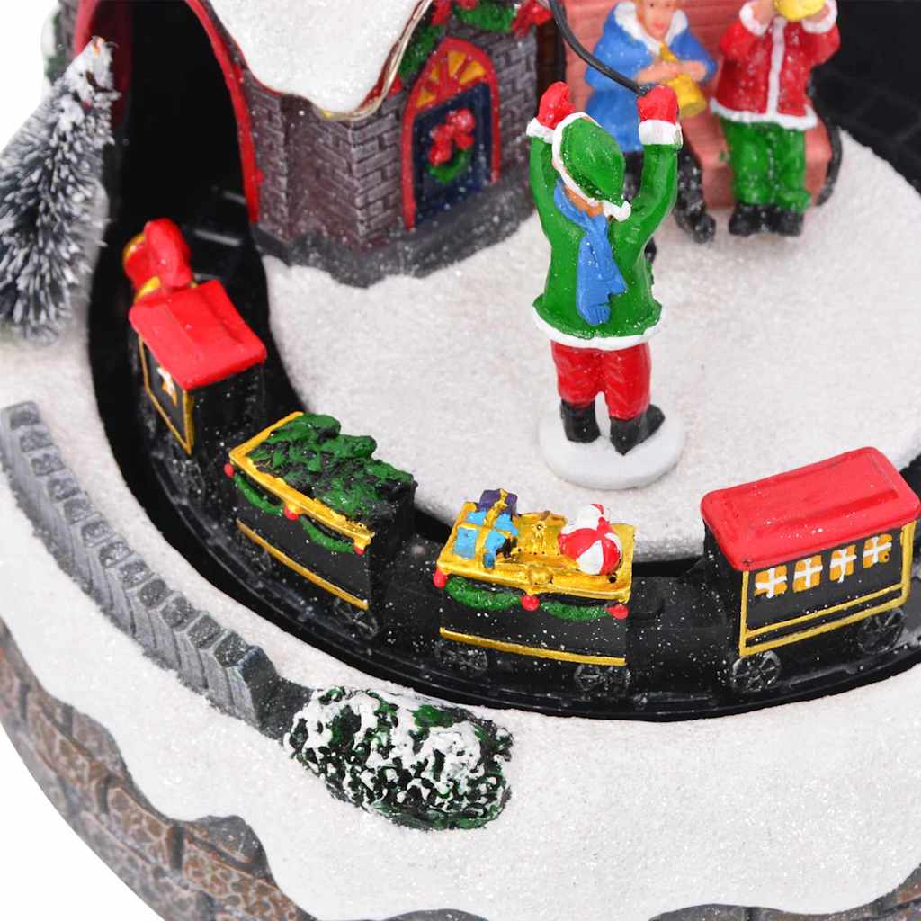 vidaXL Γιορτινός Τραπεζοκόμος Πολύχρωμο 16 x 16 x 19 εκ Ρετσίνι