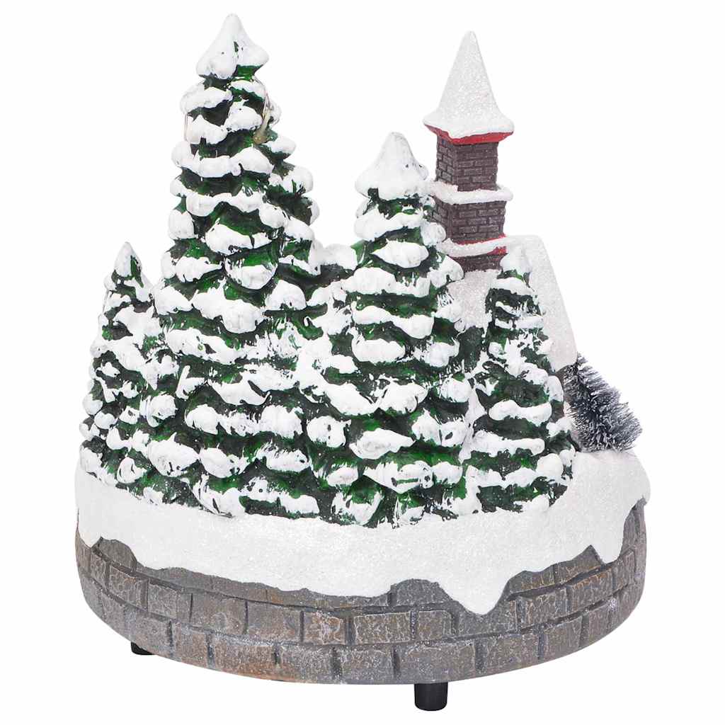 vidaXL Γιορτινός Τραπεζοκόμος Πολύχρωμο 16 x 16 x 19 εκ Ρετσίνι