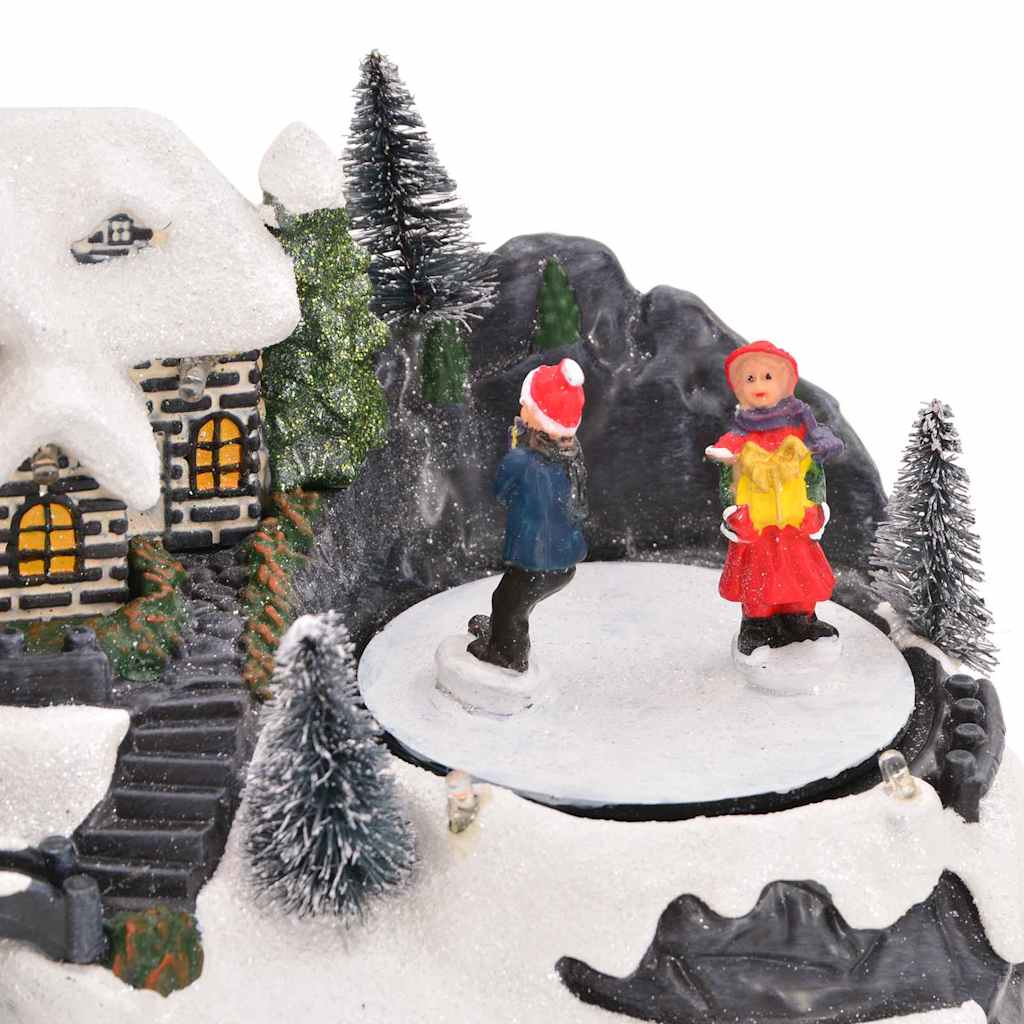 vidaXL Γιορτινός Τραπεζοκόμος Πολύχρωμο 16 x 11.5 x 13 εκ. Πλαστικό