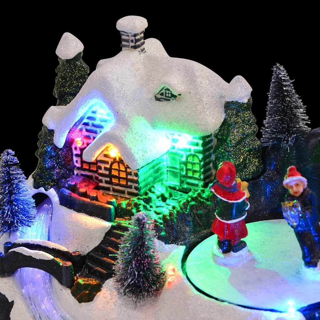 vidaXL Γιορτινός Τραπεζοκόμος Πολύχρωμο 16 x 11.5 x 13 εκ. Πλαστικό