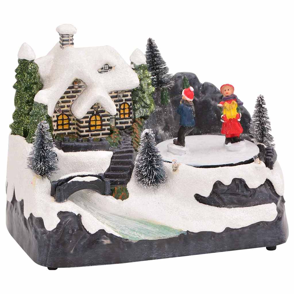 vidaXL Γιορτινός Τραπεζοκόμος Πολύχρωμο 16 x 11.5 x 13 εκ. Πλαστικό