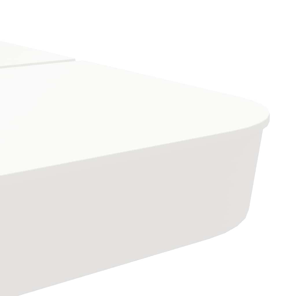 vidaXL 4 τεμαχίων σετ βάσης ομπρέλας για ομπρέλα με σταυρό 100 kg PP