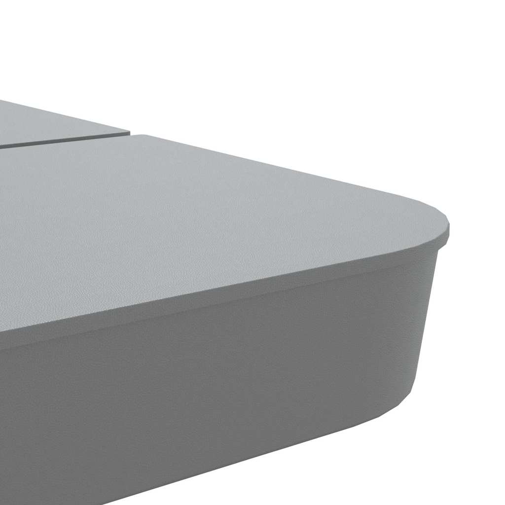 vidaXL 4 τεμαχίων σετ βάσης ομπρέλας για ομπρέλα με σταυρό 100 kg PP