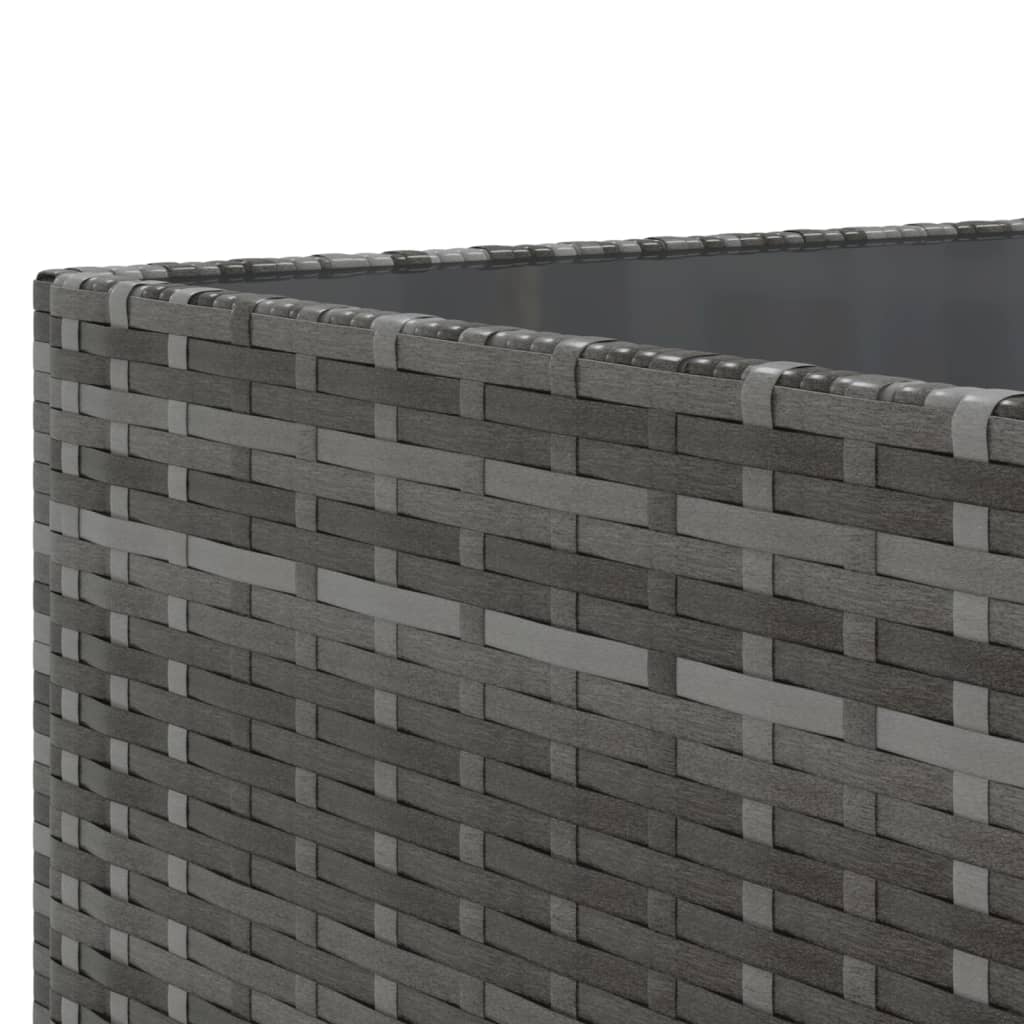 vidaXL Σαλόνι Κήπου Σετ 5 Τεμαχίων Γκρι Συνθετικό Ρατάν με Μαξιλάρια