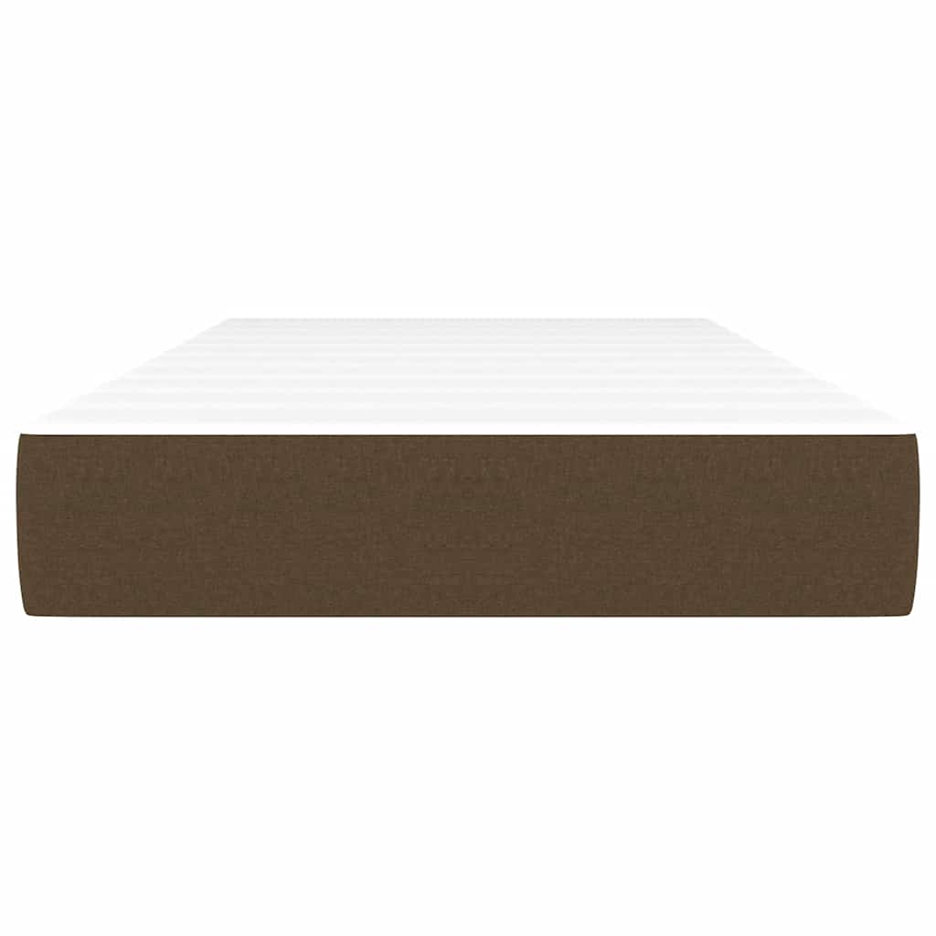 vidaXL Στρώμα με Pocket Springs για Παιδιά Σκ Καφέ 80x160εκ Υφασμάτινο