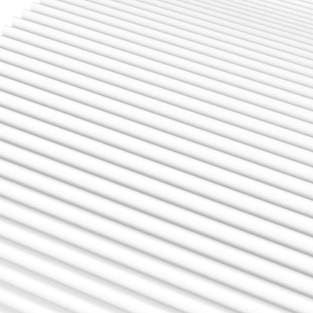 vidaXL Στρώμα Αφρού Σκληρότητα H2 H3 Λευκό 100x220 εκ.