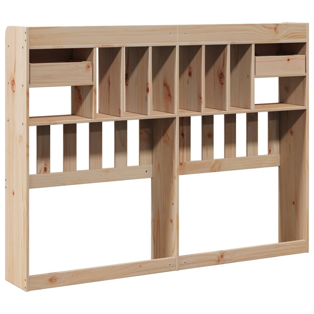 vidaXL Κεφαλάρι με Αποθ. Χώρο 140 εκ. από Μασίφ Ξύλο Πεύκου