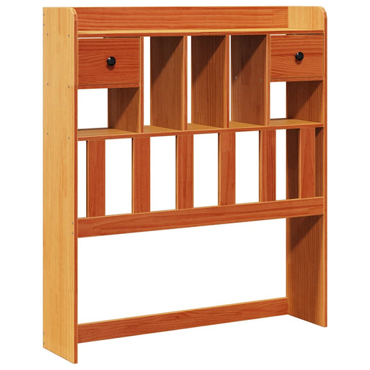 vidaXL Κεφαλάρι με Αποθ. Χώρο Καφέ Κεριού 100 εκ από Μασίφ Ξύλο Πεύκου