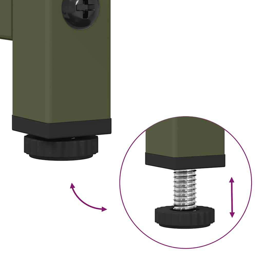 ντουλάπι τηλεόρασης vidaXL Ελαιοπράσινο 68x39x60,5 cm