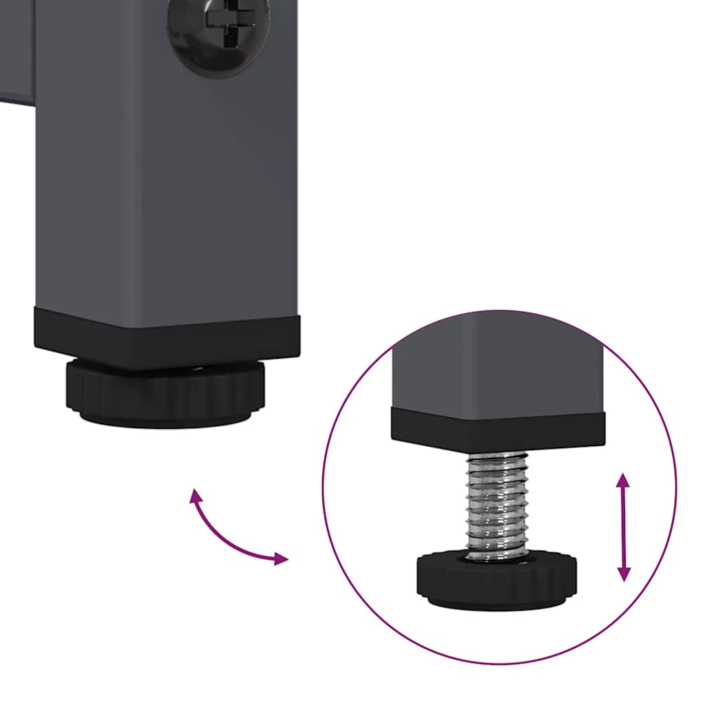 ντουλάπι τηλεόρασης vidaXL Ανθρακί 100,5x39x60,5 cm