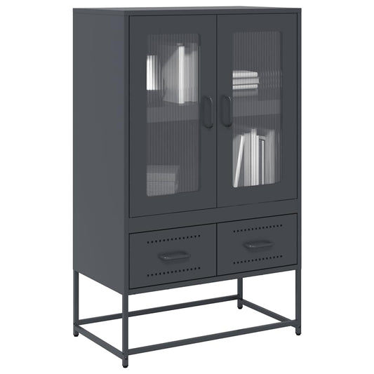 vidaXL Ντουλάπι Ανθρακί 68x39x111,5 εκ. από Χάλυβα