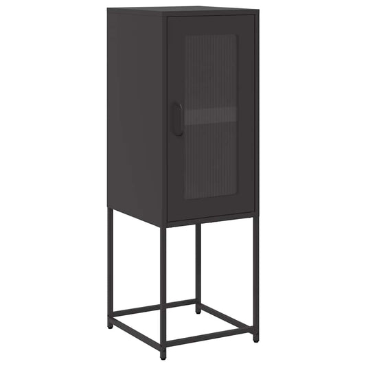 vidaXL Sideboard Μαύρο 36x39x107 cm από χάλυβα ψυχρής έλασης