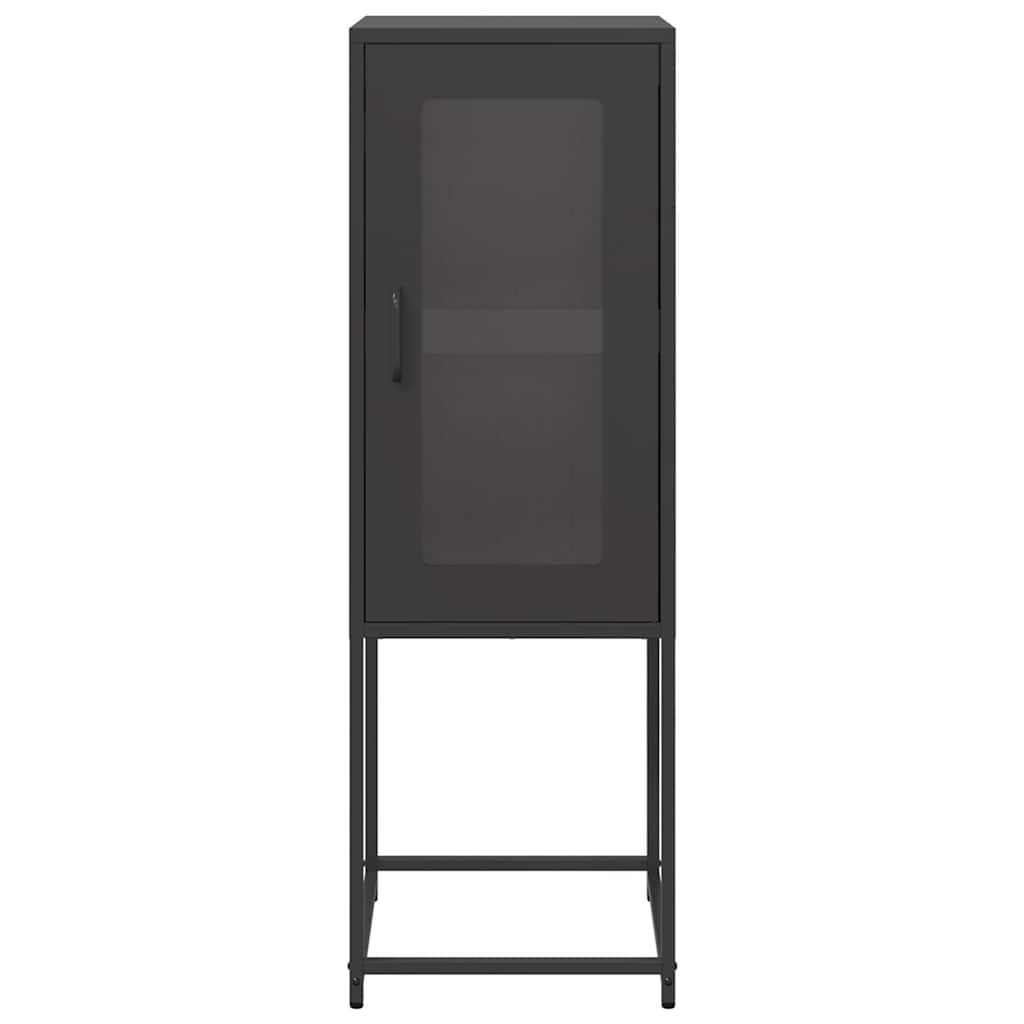 vidaXL Sideboard Μαύρο 36x39x107 cm από χάλυβα ψυχρής έλασης