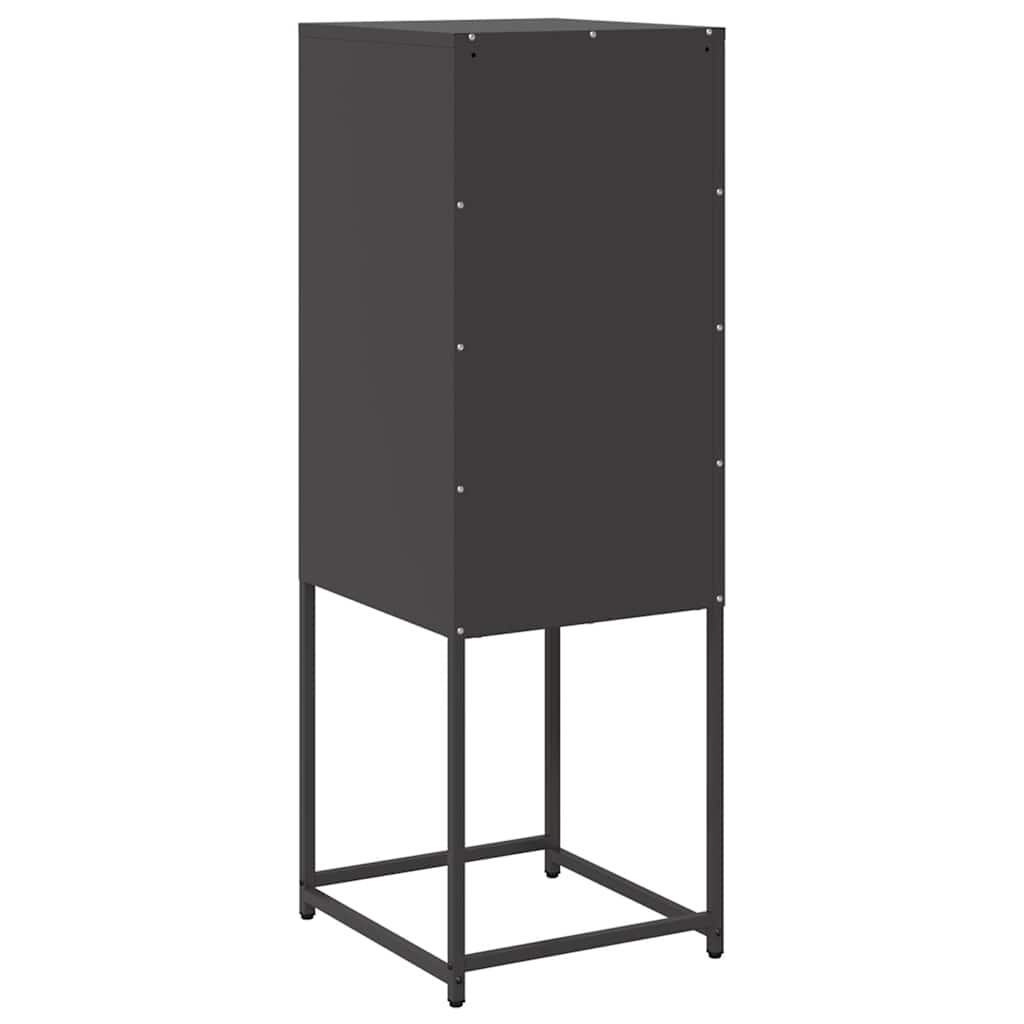 vidaXL Sideboard Μαύρο 36x39x107 cm από χάλυβα ψυχρής έλασης