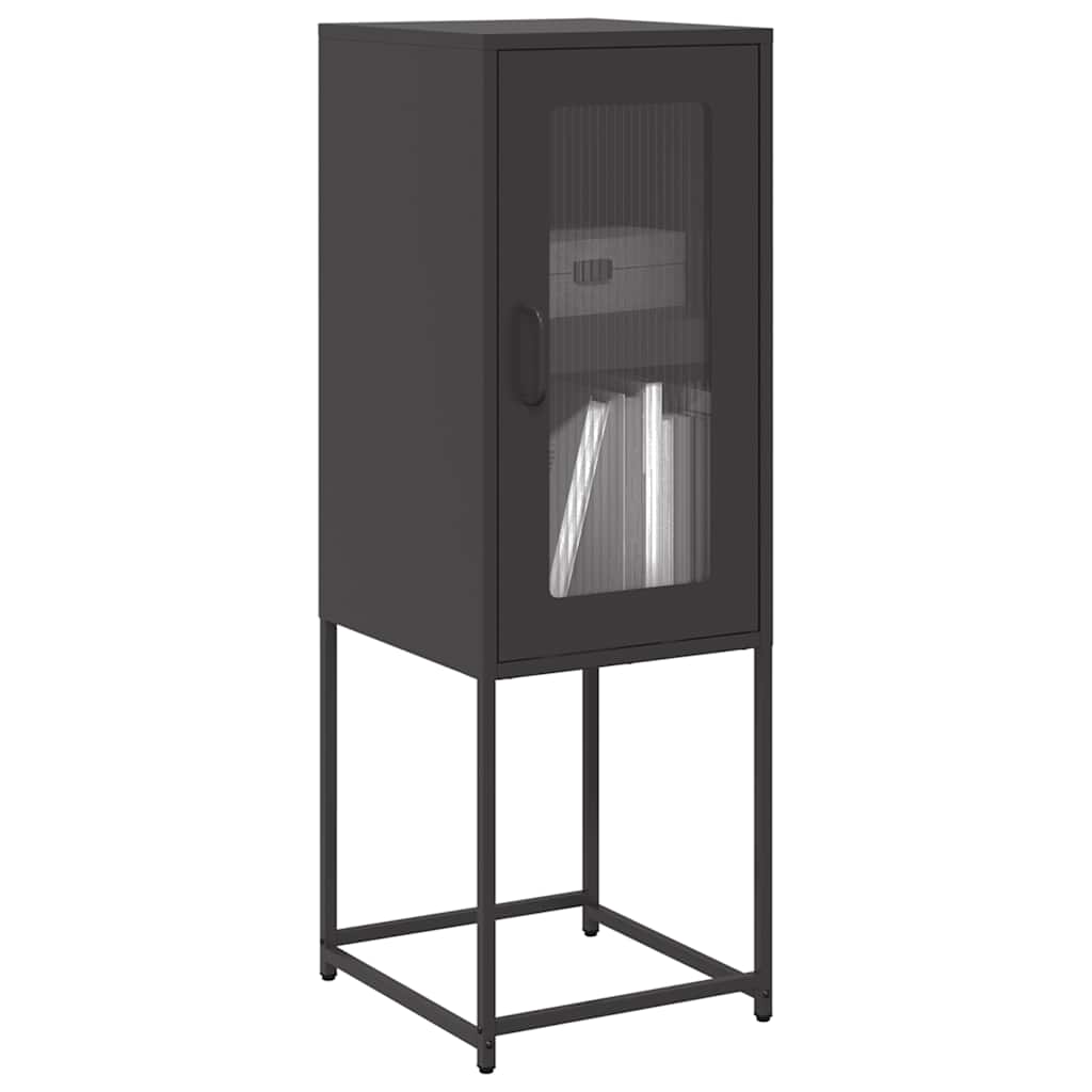 vidaXL Sideboard Μαύρο 36x39x107 cm από χάλυβα ψυχρής έλασης