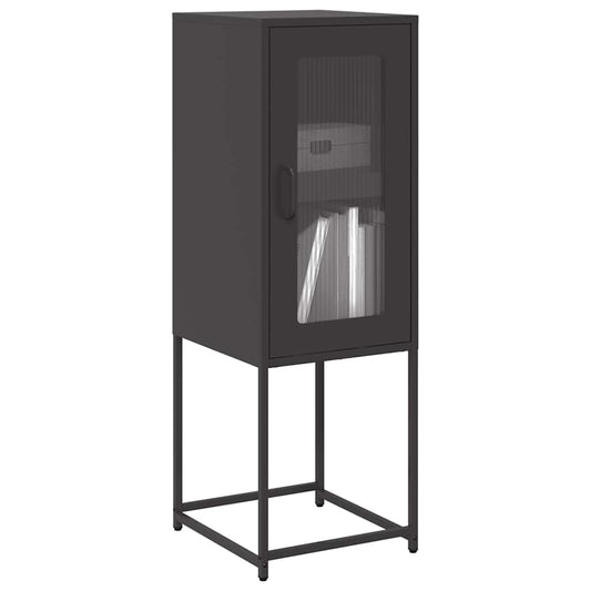 vidaXL Sideboard Μαύρο 36x39x107 cm από χάλυβα ψυχρής έλασης