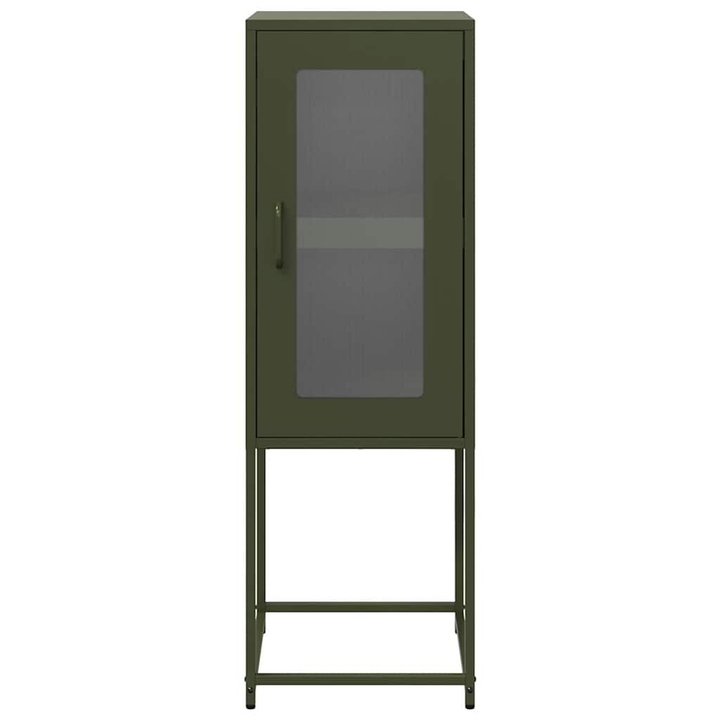 vidaXL Sideboard Ελαιοπράσινο 36x39x107 cm Ατσάλι ψυχρής έλασης