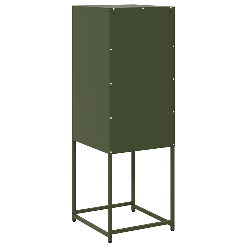 vidaXL Sideboard Ελαιοπράσινο 36x39x107 cm Ατσάλι ψυχρής έλασης