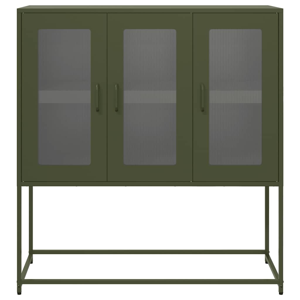 vidaXL Ντουλάπι Λαδί 100,5x39x107 εκ. από Χάλυβα Ψυχρής Έλασης