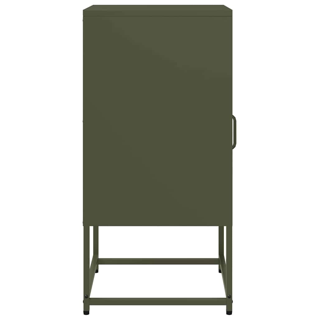 vidaXL Κομοδίνο ντουλάπι Ελαιοπράσινο 36x39x78 cm από