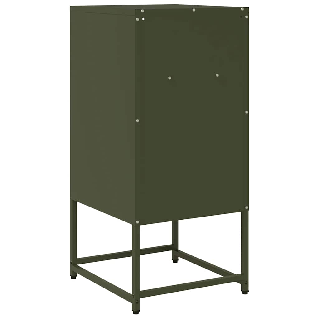 vidaXL Κομοδίνο ντουλάπι Ελαιοπράσινο 36x39x78 cm από