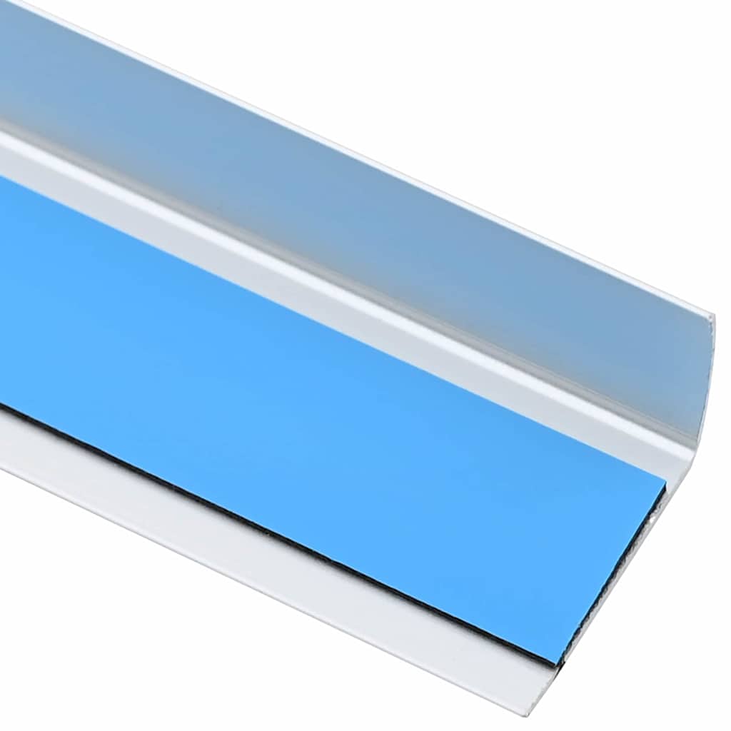 vidaXL Προστατευτικά ακμών σκάλας 30 pcs Ασημί 67 x 3.5 x 3 εκ