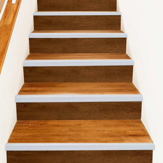 vidaXL Προστατευτικά ακμών σκάλας 30 pcs Ασημί 67 x 3.5 x 3 εκ