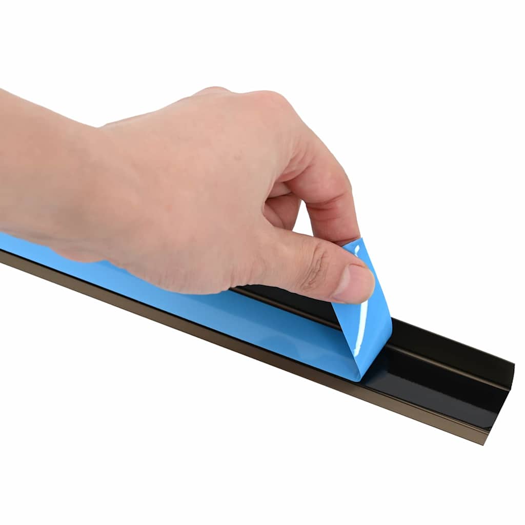 vidaXL Προστατευτικά ακμών σκάλας 30 pcs Καφέ 67 x 3 x 2 εκ. Αλουμίνιο