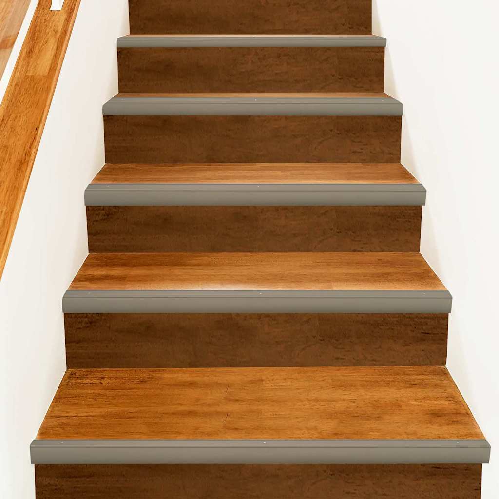 vidaXL Προστατευτικά ακμών σκάλας 10 pcs Μπρονζέ 67 x 3.5 x 3 εκ.