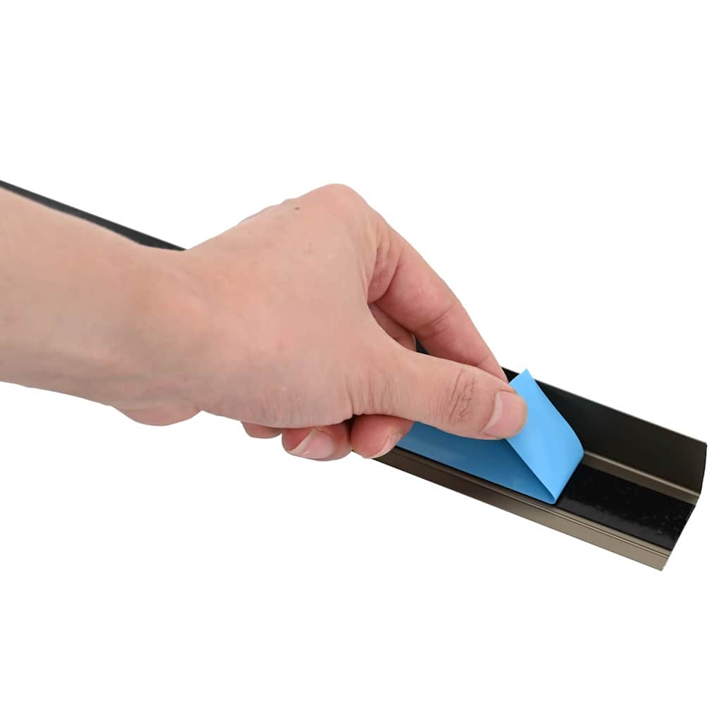 vidaXL Προστατευτικά ακμών σκάλας 10 pcs Μπρονζέ 67 x 3.5 x 3 εκ