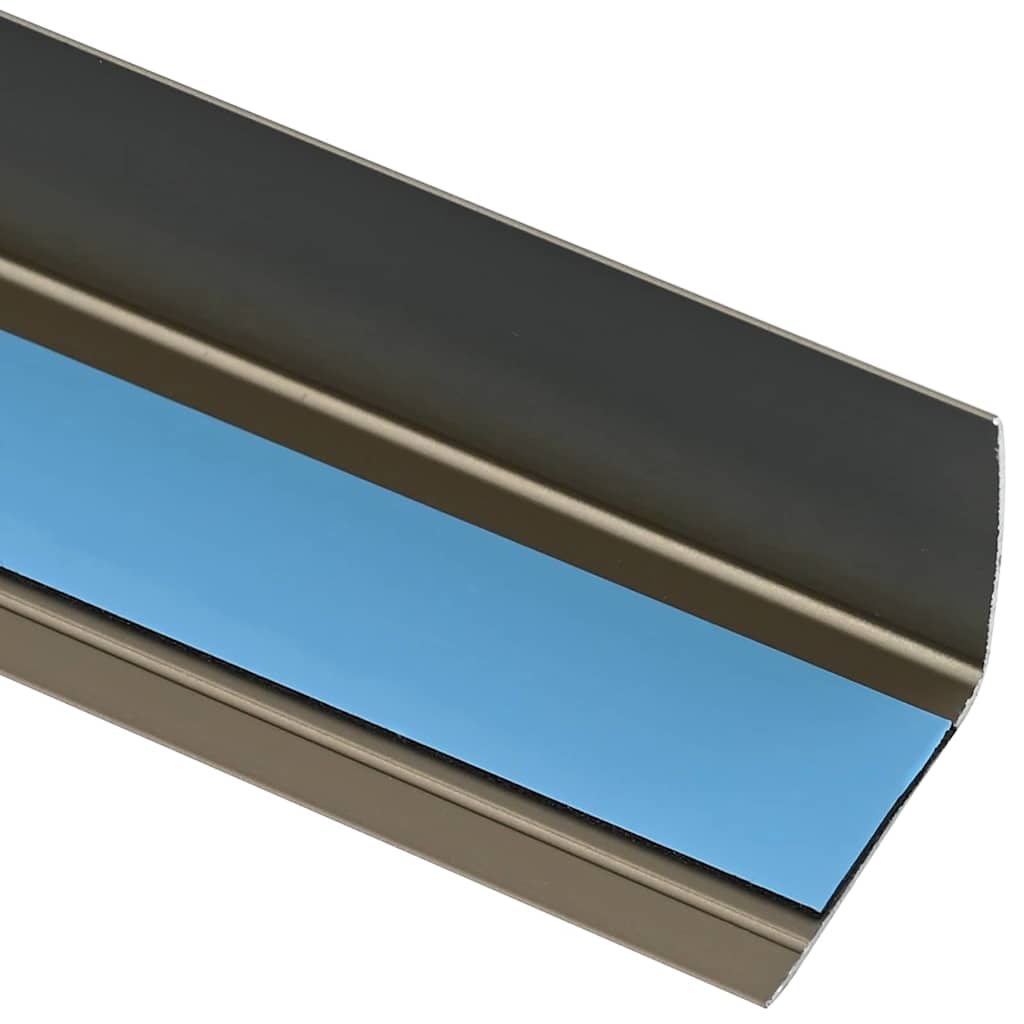 vidaXL Προστατευτικά ακμών σκάλας 30 pcs Μπρονζέ 67 x 3.5 x 3 εκ