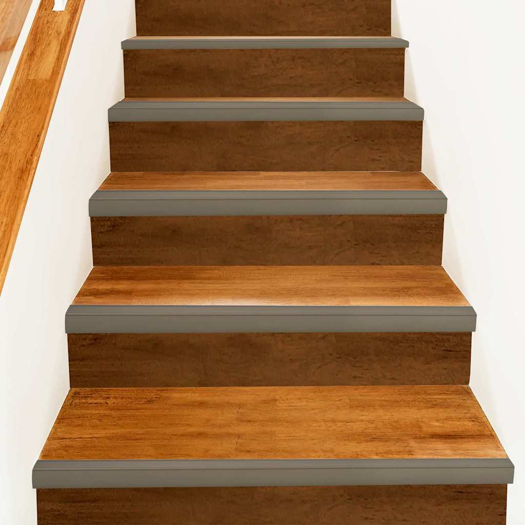 vidaXL Προστατευτικά ακμών σκάλας 10 pcs Μπρονζέ 67 x 3 x 2 εκ.