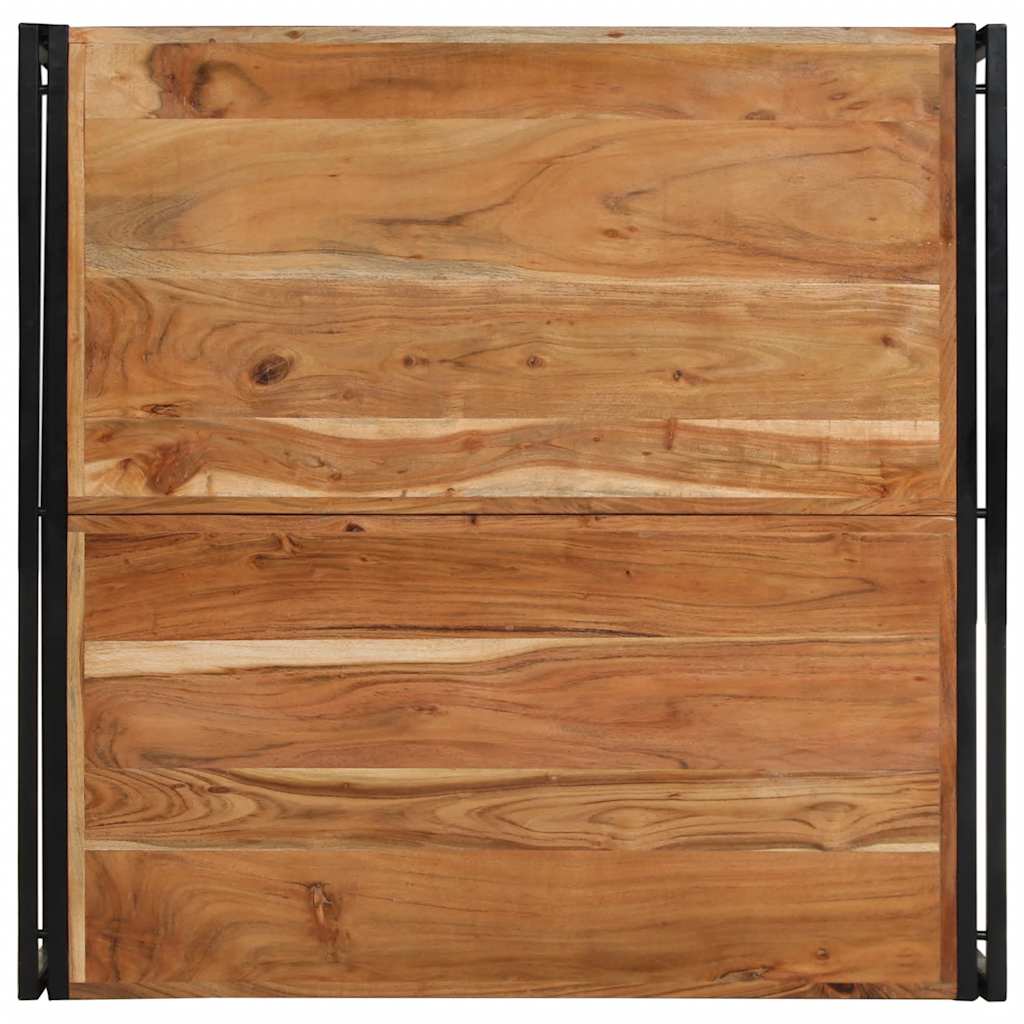 vidaXL Τραπεζάκι σαλονιού 100x100x35 cm μασίφ ξύλο ακακίας