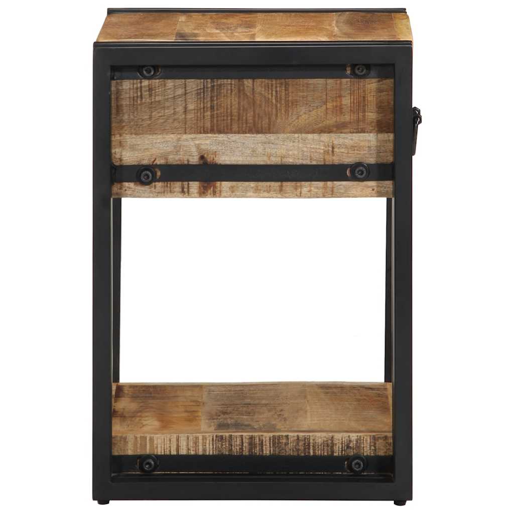 vidaXL Κομοδίνο 40x35x50 cm Στερεό ακατέργαστο ξύλο Mango